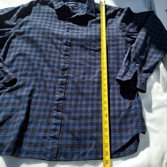 APT. 9 Mens Soft Touch Flannel Long Sleeve Shirt XL - Picture 11 of 11